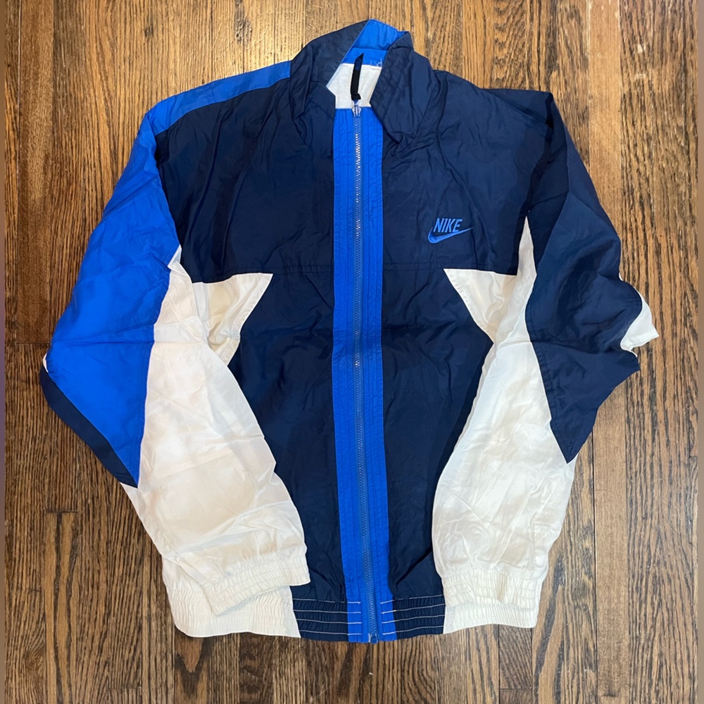 Vintage Nike Windbreaker Jacker 90’s USA Made Gray Tag VTG